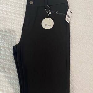 Patrizia Luca Milano shaping brown leggings w/ zipper details. XL (fits size 12)